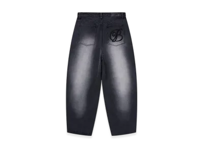 BlackEyePatch B Emblem Extra Baggy Jeans "Black"