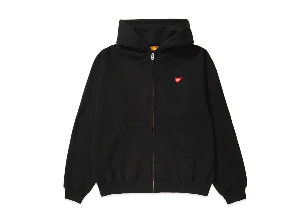 HUMAN MADE Classic Zip-Up Sweat Hoodie "Black"