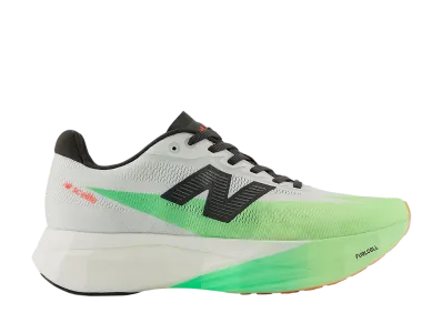 New Balance Women's FuelCell SuperComp Elite V5 "White/Mint Flash/Lime Leaf"