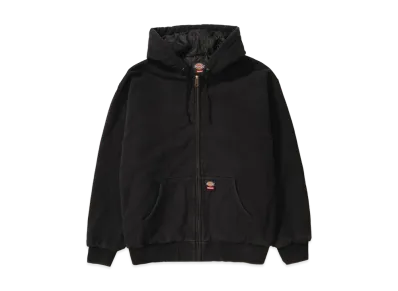 Supreme x Dickies Quilted Lined Zip Up Hooded Sweatshirt "Black"