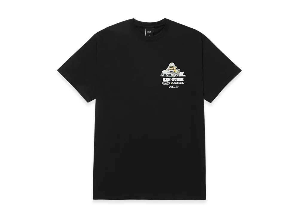 HUF x Greddy Gushi Tee "Black"