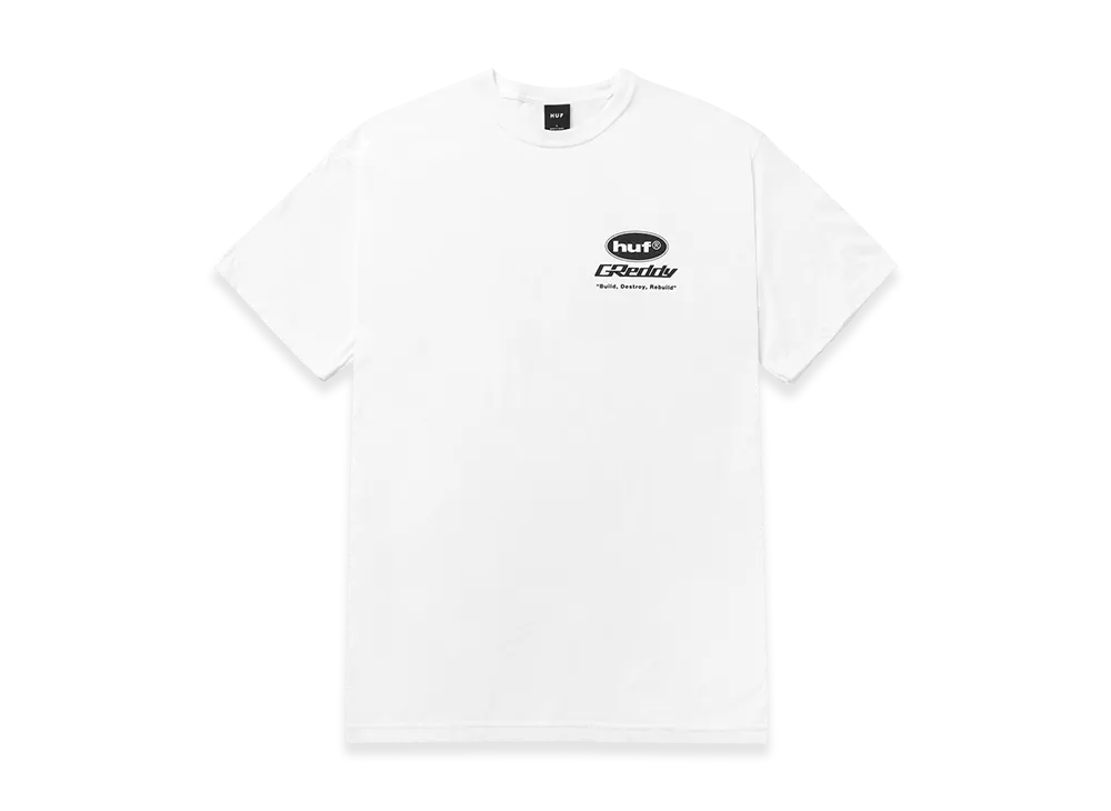 HUF x Greddy Parts Tee "White"