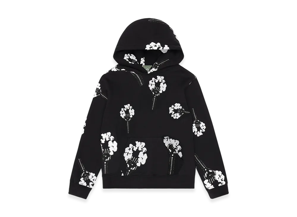 DENIM TEARS Hardies Tears Fist Wreath Hoodie "Black"