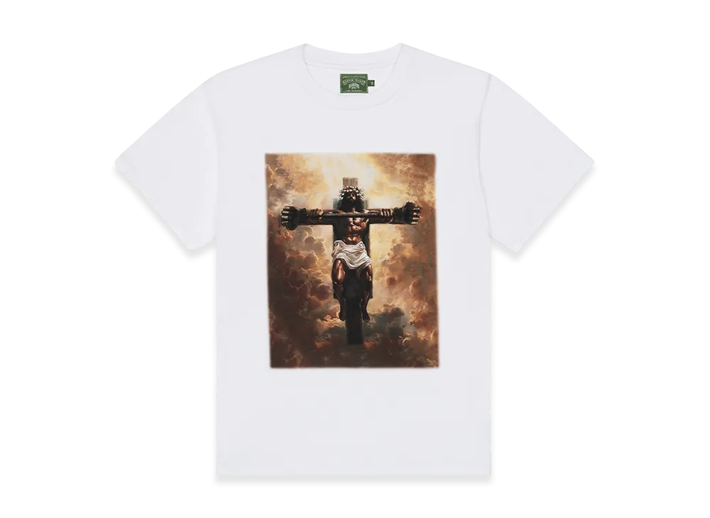 DENIM TEARS Hardies Tears Buff Jesus Tee "White"