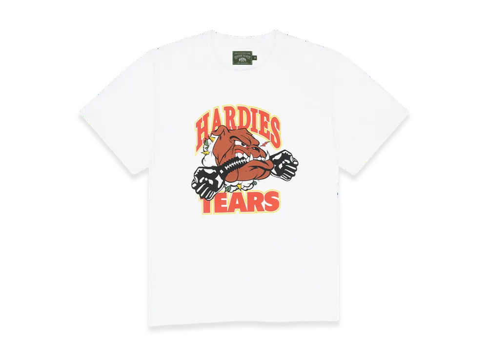 DENIM TEARS Hardies Tears Bulldog Tee "White"