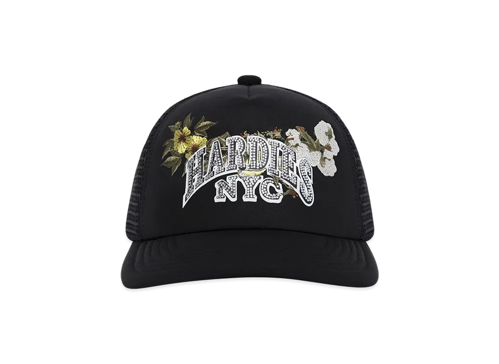 DENIM TEARS Hardies Tears Trucker Cap "Black"