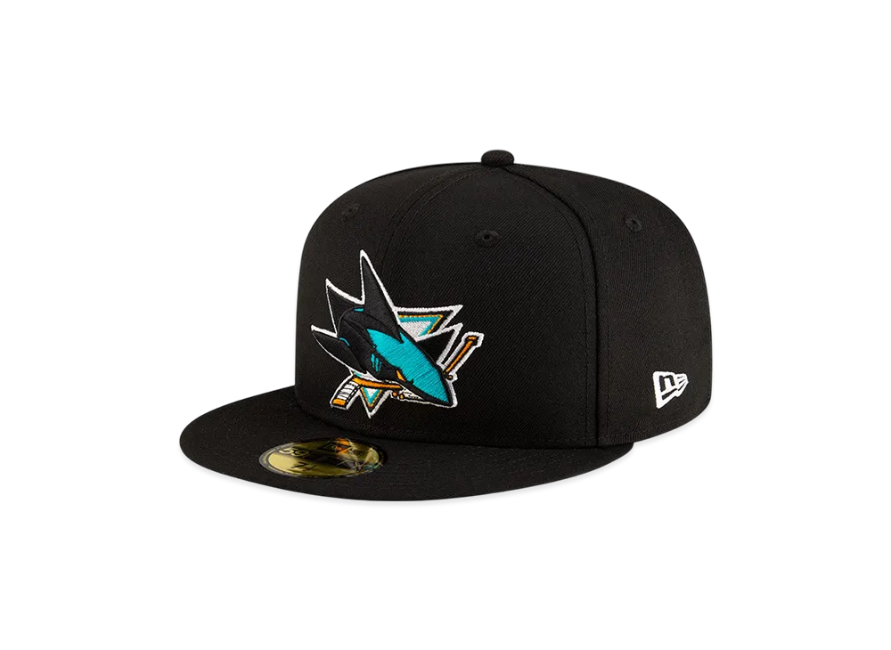 NEW ERA x THE CAP NHL Basic 59Fifty San Jose Sharks "Black"