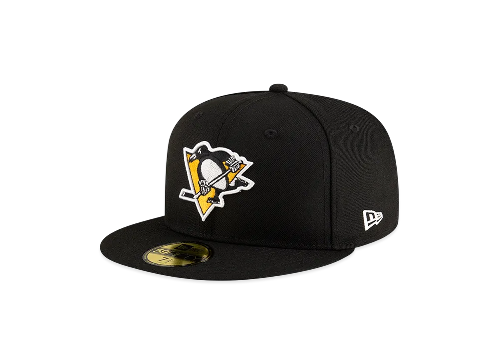 NEW ERA x THE CAP NHL Basic 59Fifty Pittsburgh Penguins "Black"