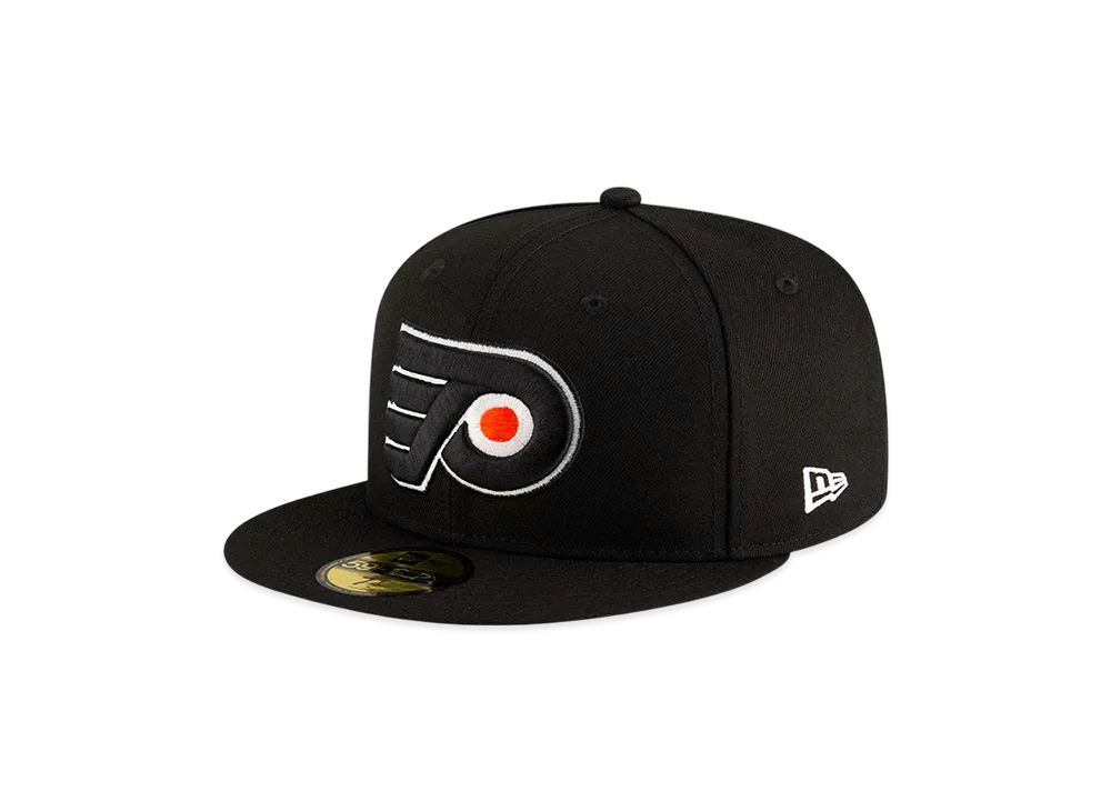 NEW ERA x THE CAP NHL Basic 59Fifty Philadelphia Flyers "Black"