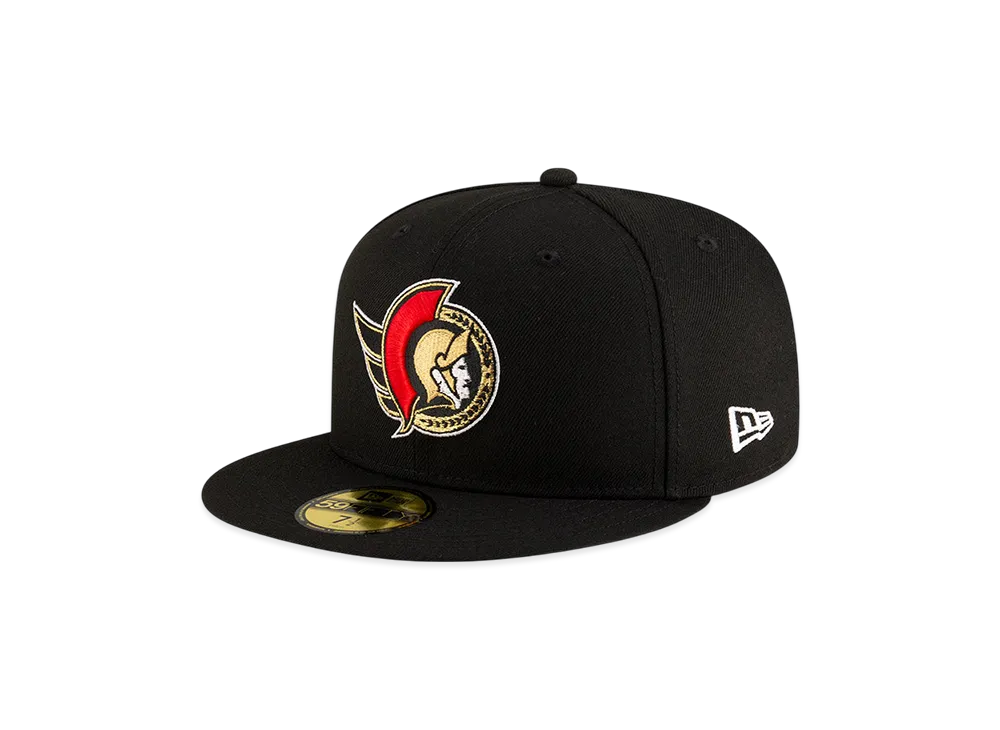 NEW ERA x THE CAP NHL Basic 59Fifty Ottawa Senators "Black"
