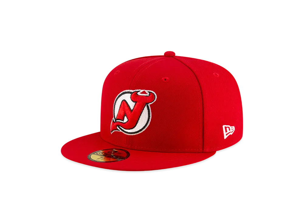NEW ERA x THE CAP NHL Basic 59Fifty New Jersey Devils "Red"