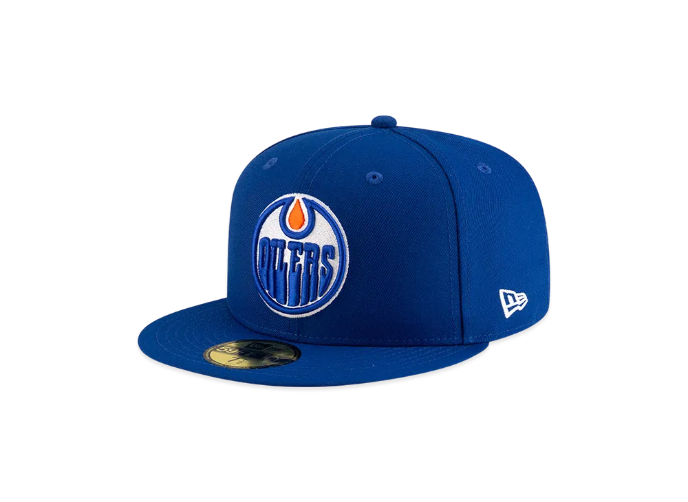 NEW ERA x THE CAP NHL Basic 59Fifty Edmonton Oilers "Royal Blue"