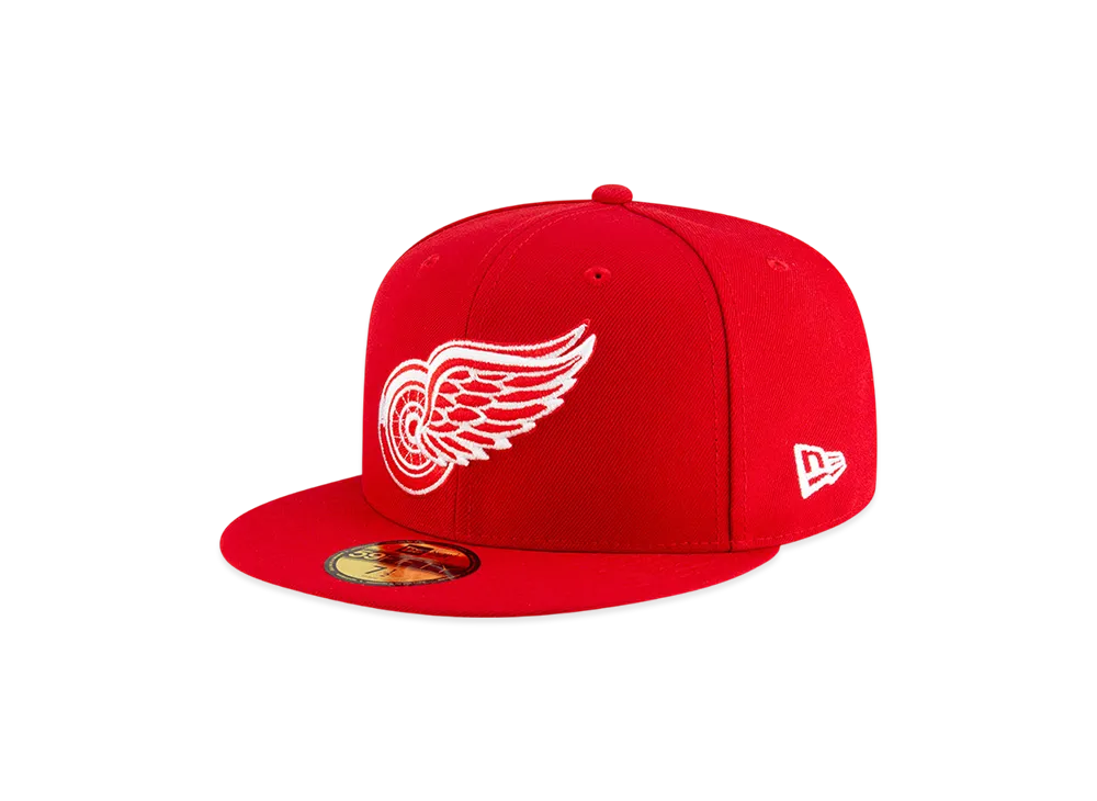 NEW ERA x THE CAP NHL Basic 59Fifty Detroit Red Wings "Red"