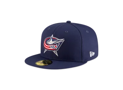 NEW ERA x THE CAP NHL Basic 59Fifty Columbus Blue Jackets "Union Blue"