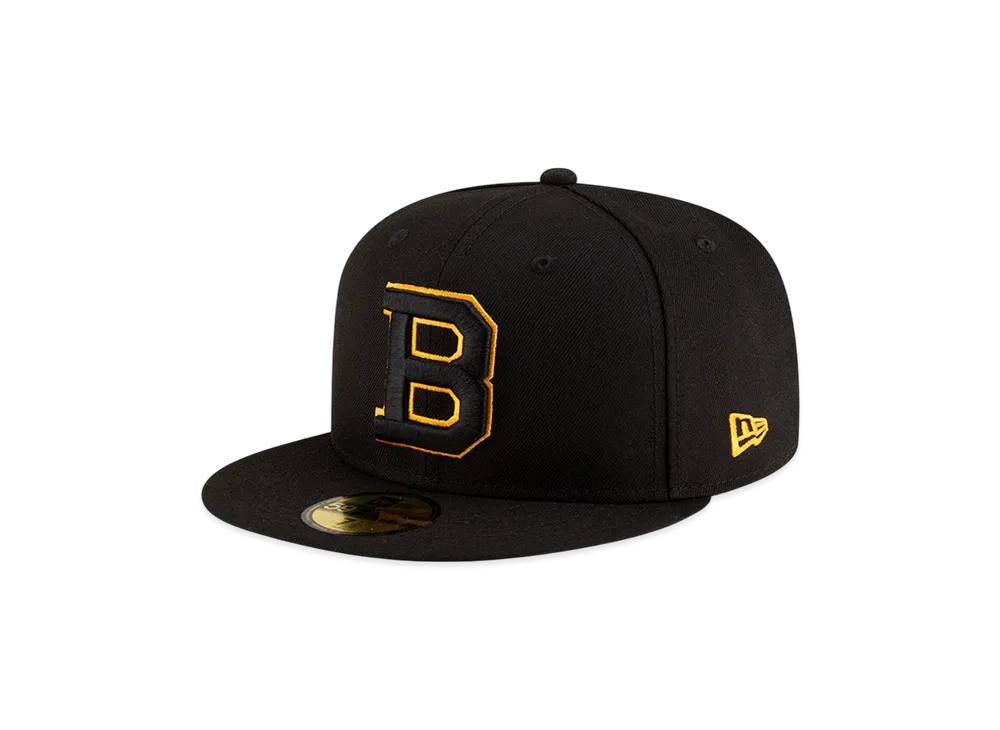 NEW ERA x THE CAP NHL Basic 59Fifty Boston Bruins "Black"