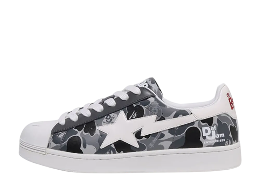 Def Jam × A BATHING APE SKULL STA "Black"