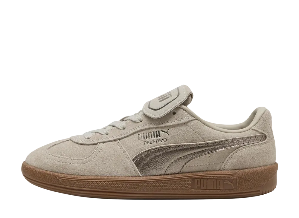 プーマ パレルモ プレミアム メタリック "デザートダスト/ガム"