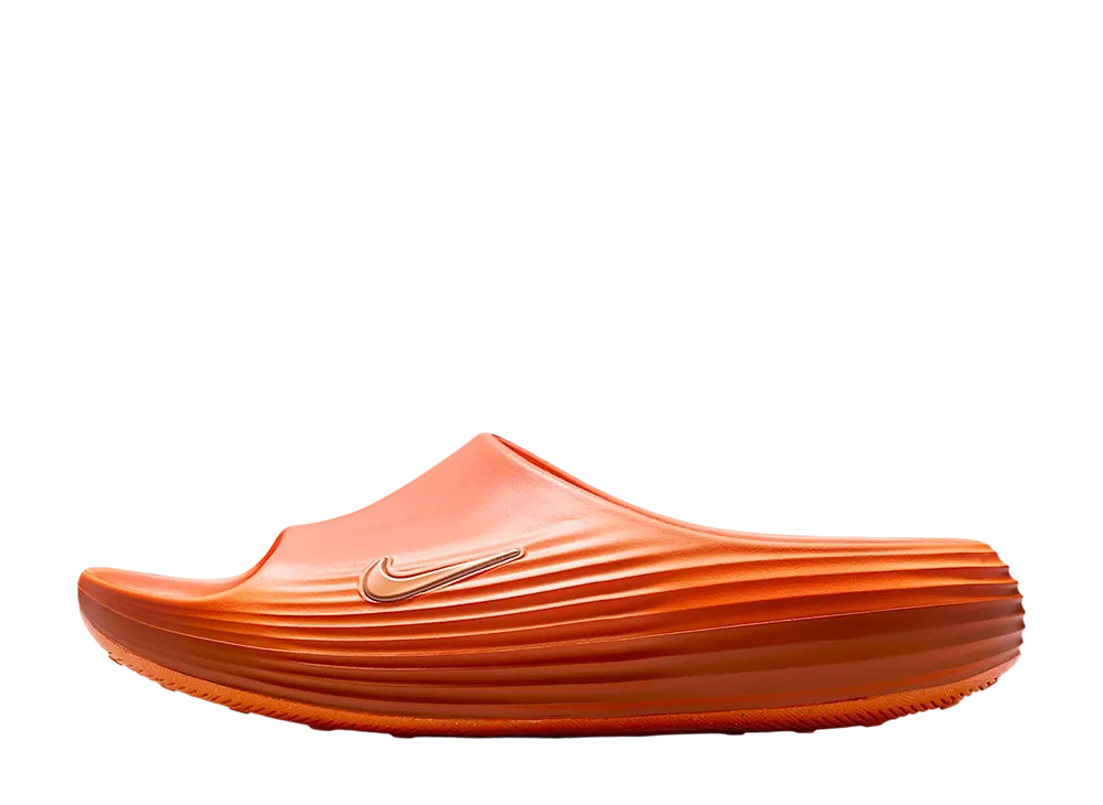 ナイキ リアクトX リジュビネイト スライド "マラケシュ/キャンプファイヤーオレンジ/マラケシュ"