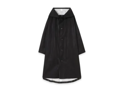 Y's 1972 - Y's Crafted By Mackintosh Hooded Coat "Black/White"