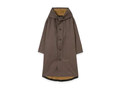 Y's 1972 - Y's Crafted By Mackintosh Hooded Coat "Taupe/Autumn"