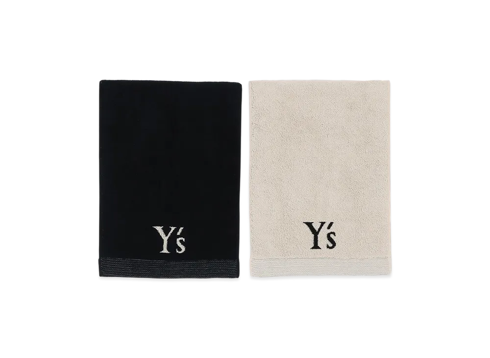 Y's Y's/Ikeuchi Organic Towel Face/Hands(Set Of 2 Pieces) "Off White/Black"