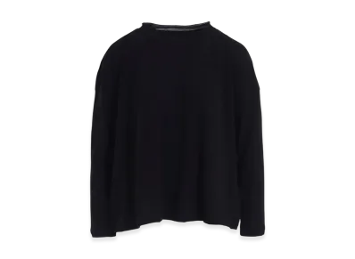 Y's 60/- Cotton Hard Twisted Long Sleeve T "Black"