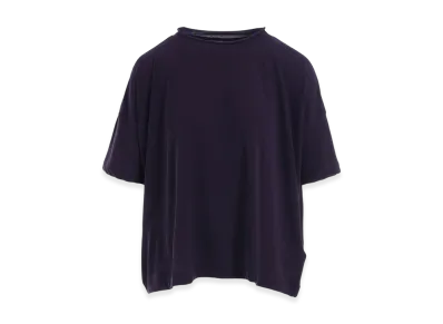 Y's 60/- Cotton Hard Twisted Half Sleeve T "Purple"