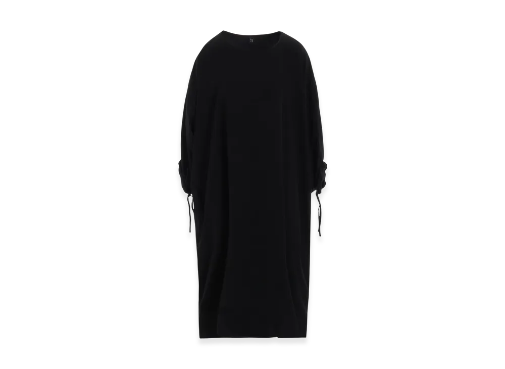 Y's Crepe De Chine Big Dress "Black"