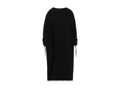 Y's Crepe De Chine Big Dress "Black"
