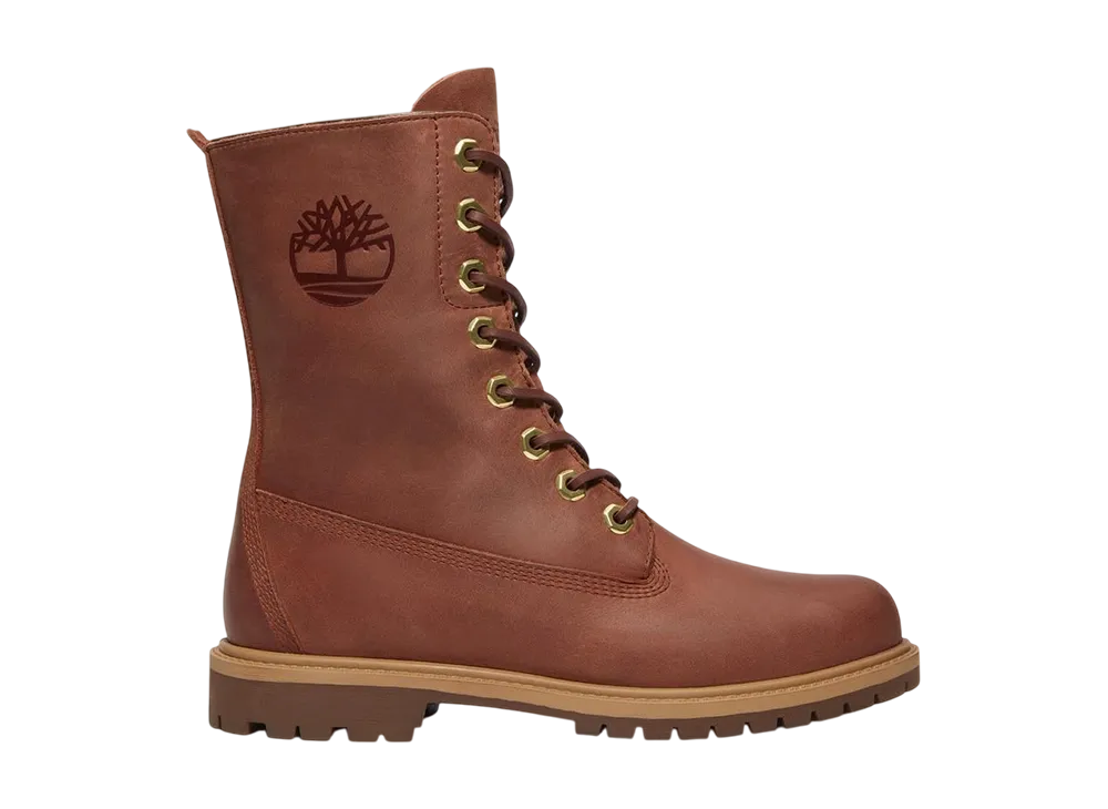 ティンバーランド ウィメンズ プレミアム 8インチ ウォータープルーフ ブーツ "ミディアムブラウン"