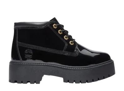 Timberland Women's Stone Street Mid Lace Up Waterproof Boot "Black"