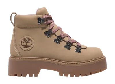 Timberland Women's Stone Street Mid Platform Hiker "Medium Beige"
