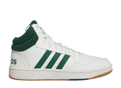adidas Hoops 3.0 Mid Classic Vintage "Core White/Collegiate Green/Gum"