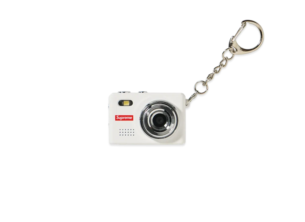 Supreme デジタルカメラキーホルダー ホワイト Supreme Digital Camera Keychain 