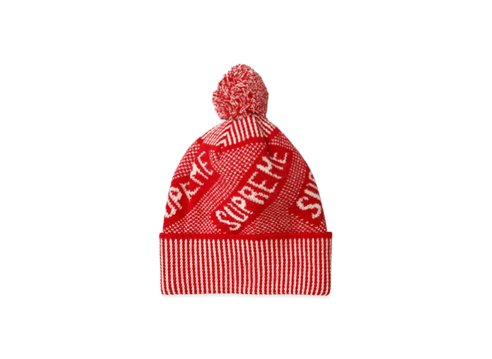 Supreme Banner Beanie "Red"