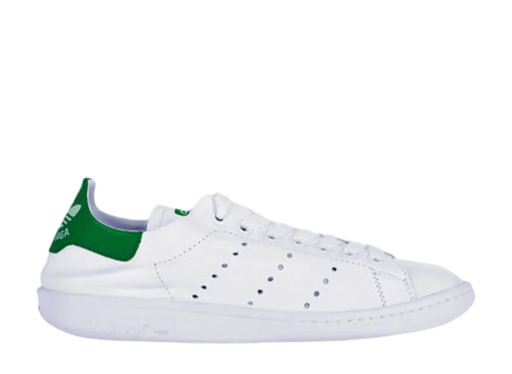 バレンシアガ × アディダスオリジナルス ウィメンズ スタンスミス "コアホワイト/グリーン"