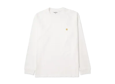 Carhartt WIP L/S Chase T-Shirt "White Gold"