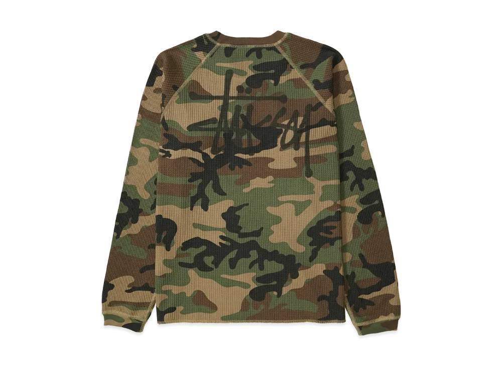 Stussy Basic Stussy Thermal "Woodland Camo"