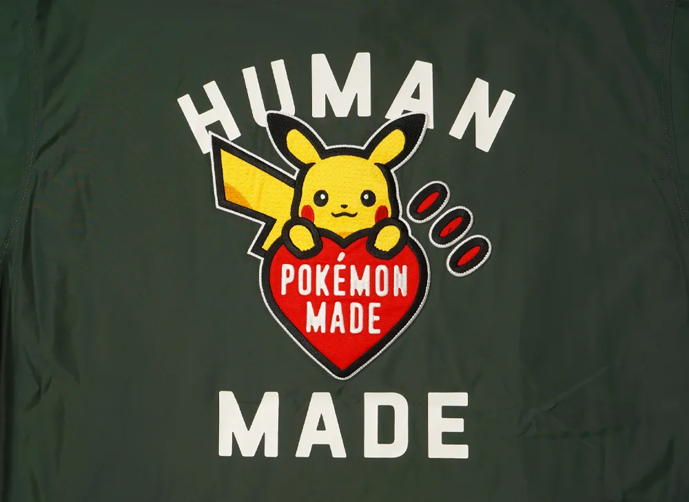 HUMAN MADE x Pokemon Made Coach Jacket (Pikachu) 