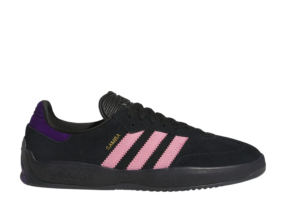 adidas Puig Samba "Core Black/Light Pink/Collegiate Purple"