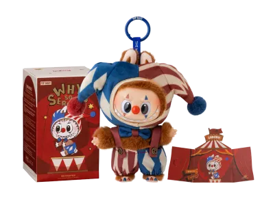 POP MART WHY SO SERIOUS Series-Vinyl Plush Pendant Juggling Clown (LABUBU)