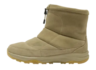The North Face Nuptse Bootie Short Waterproof Suede "Classic Khaki/TNF Black"