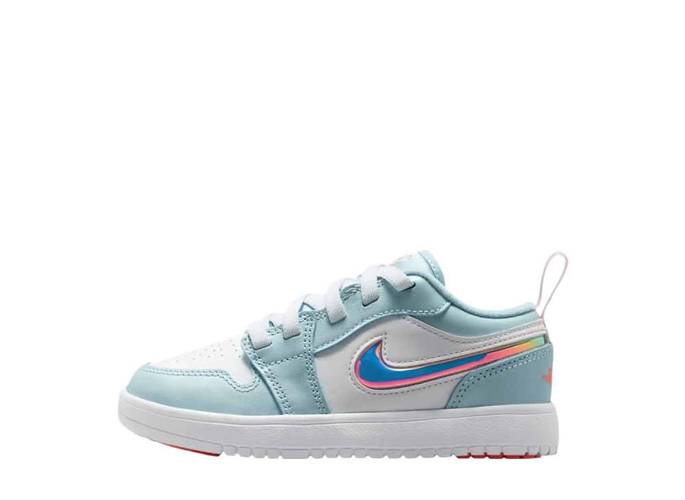 ナイキ PS ジョーダン1 ロー ALT "オーシャンブリス/ホワイト/アトミックピンク" (キッズ)