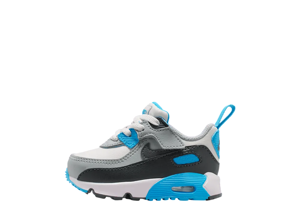 Nike TD Air Max 90 EasyOn "Platinum Tint/Blue Lightning/Wolf Grey/Iron Grey"