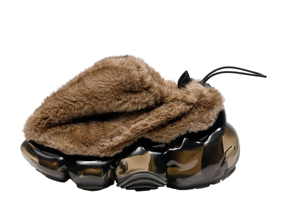 グラウンズ ウィメンズ ムーピー ファー メディック "ブラウン/ブラック"