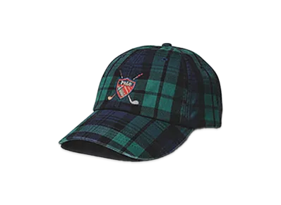 BEAMS x Polo Ralph Lauren Golf Crest Logo Cap "Black Watch"