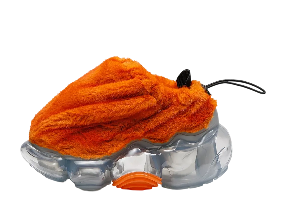 グラウンズ ウィメンズ ムーピー ファー メディック "オレンジ/アイスグレー"