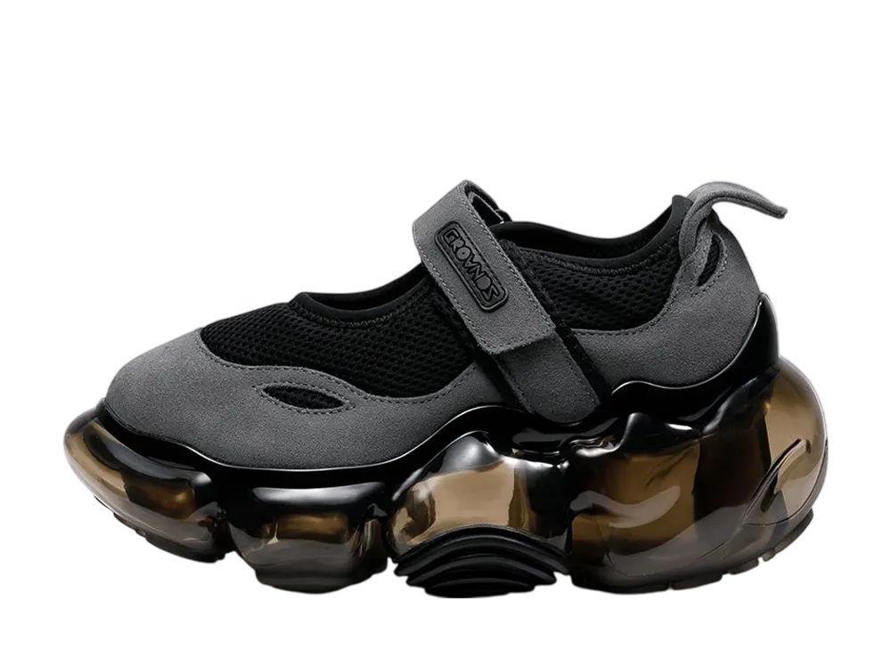 grounds Women's MOOPIE MARY JANE "Dark Gray/Black"