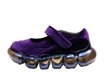 grounds Women's JEWELRY COCOON "Purple Velvet/Black"