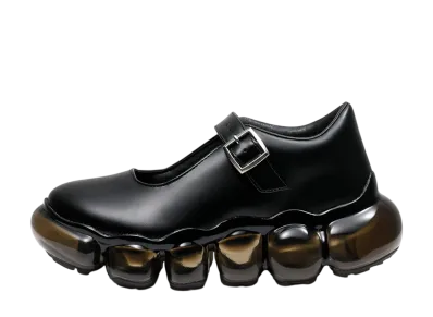 grounds Women's JEWELRY PEBBLE "Black Leather/Black"